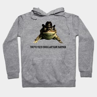 You Just Yee'd Your Last Haw Shirt. Cowboy Frog Meme T-shirt Gift Idea. Wild West Tshirt Present. Trendy Hoodie